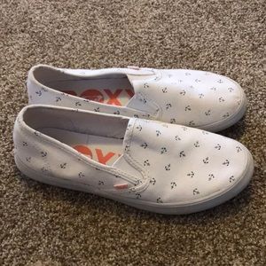 Roxy anchor slip ons